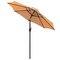 Flash Furniture Faux Teak 30 x 48 Patio Table-Tan Umbrella & Base XU-DG-UH3048-UB19BTN-GG - alternate 9